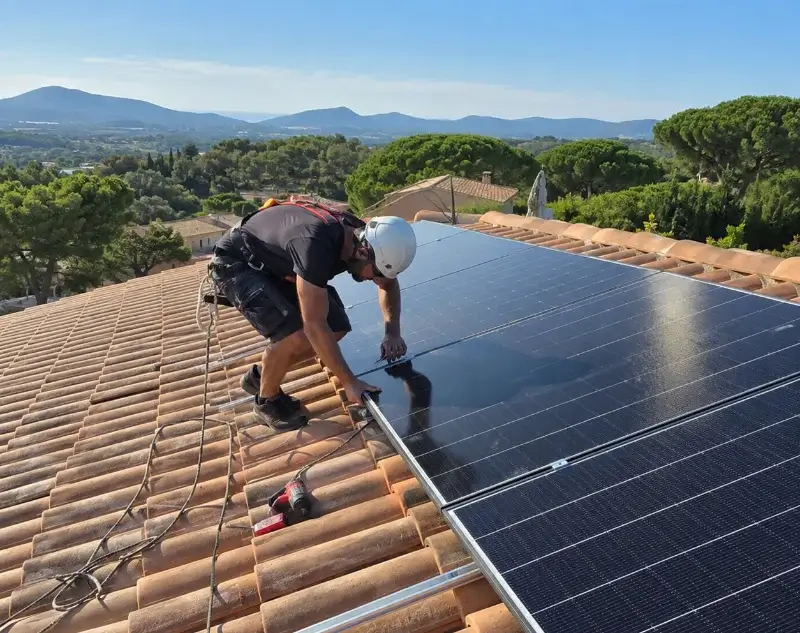 Installateur panneaux solaires Saint-Vincent-de-Connezac — pose photovoltaïque sur toiture