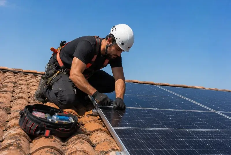 Maintenance et monitoring de panneaux solaires à Saint-Vincent-de-Connezac