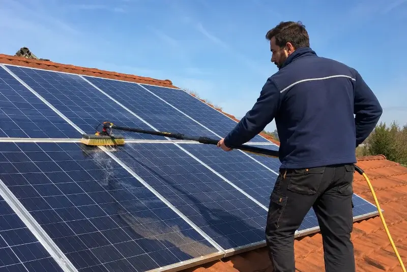 Nettoyage et entretien de panneaux solaires à Saint-Vincent-de-Connezac